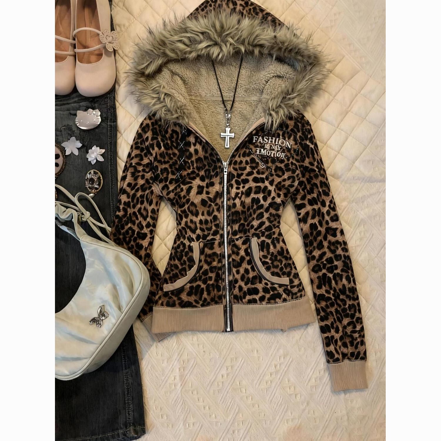 Street Fashion Jacket - New Model Retro American Hoodie Women's