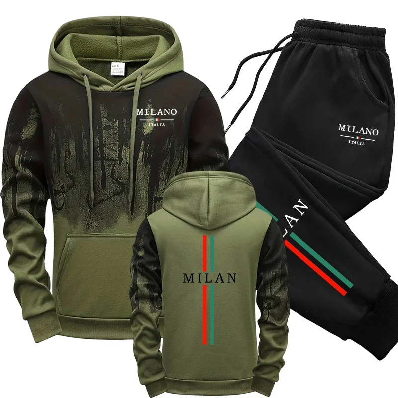 Street Fashion Hoodie - Autumn Winter Tracksuit Italy Fashion Hooded