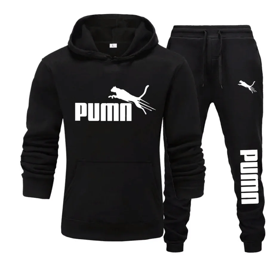 Street Fashion Hoodie - New men's hooded sweatshirt + trousers