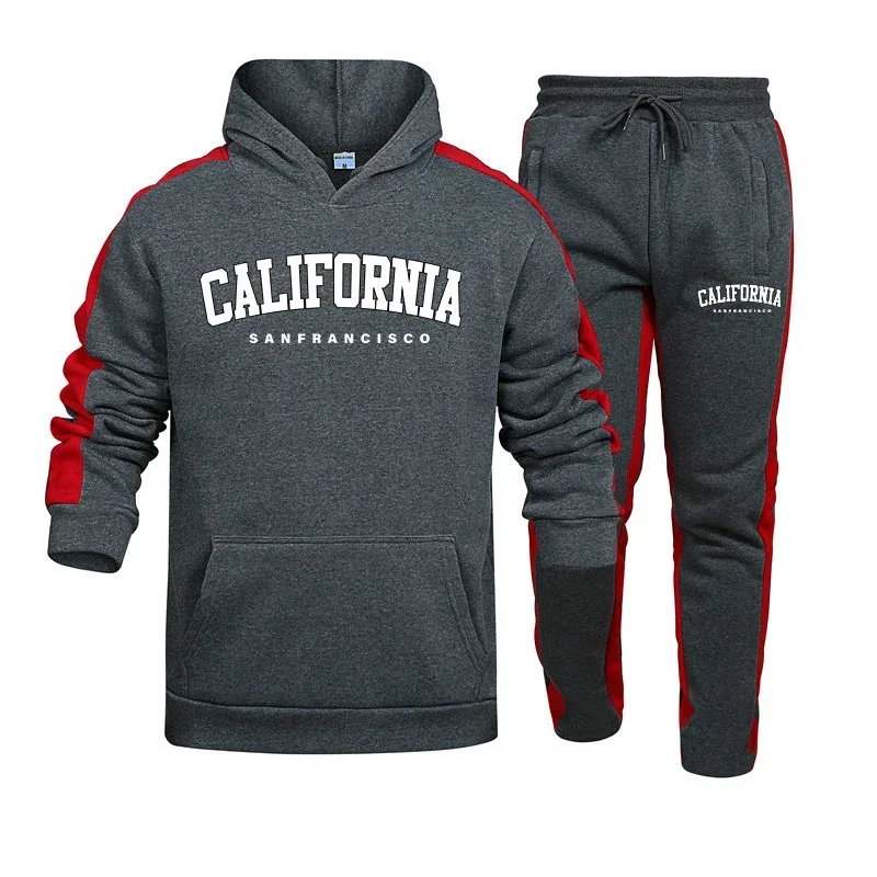 Street Fashion Clothes - Men's Tracksuit 2 Pcs Sets Casual
