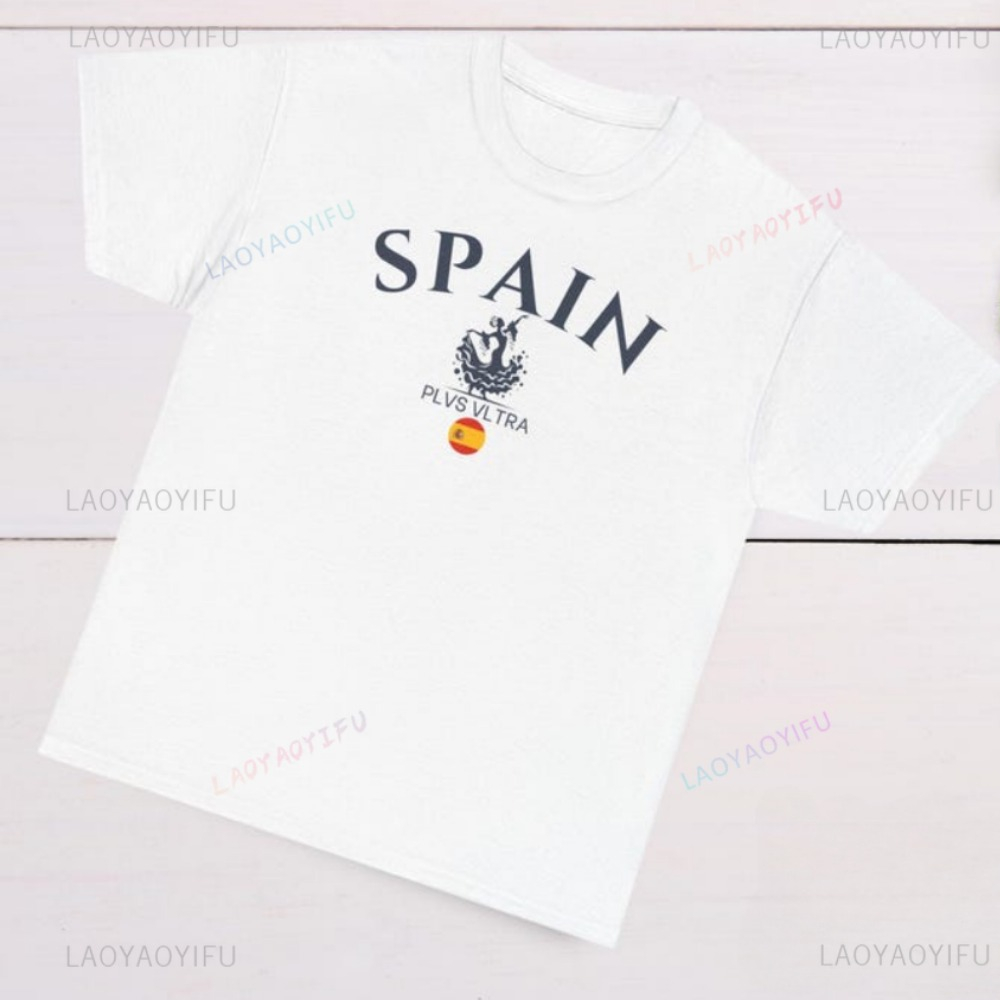 Spain Flag Graphic Printed T-s - đánh giá và giá Street Fashion In Spain