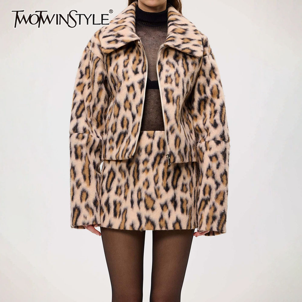 TWOTWINSTYLE Vintage Leopard W - đánh giá và giá Street Fashion Jacket