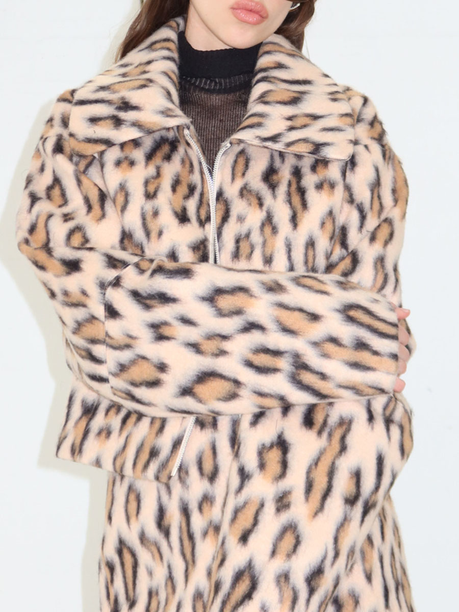 TWOTWINSTYLE Vintage Leopard W - đánh giá và giá Street Fashion Jacket