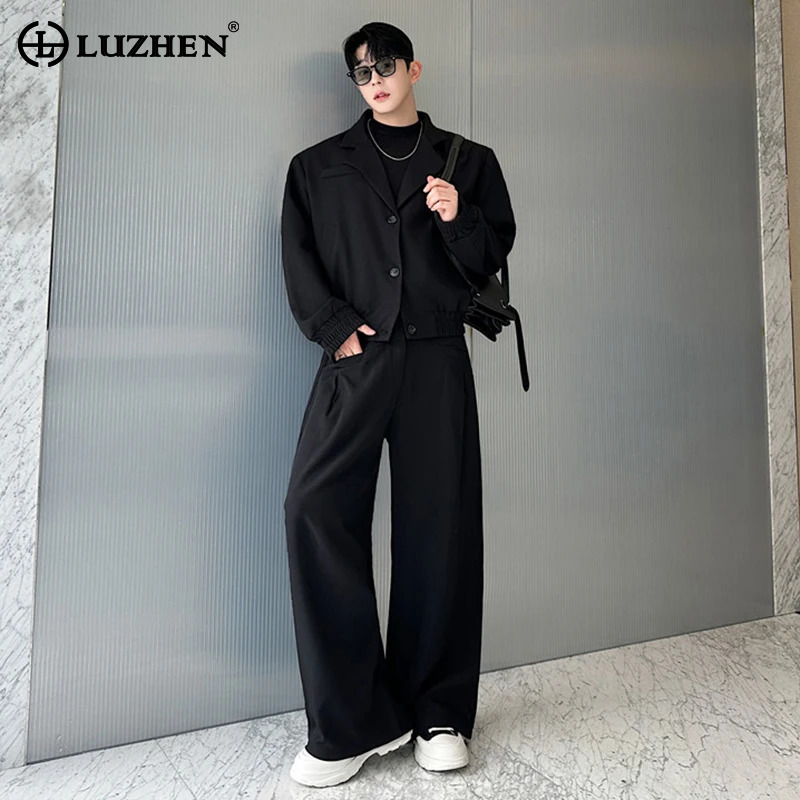 LUZHEN Spring Blazer Neck Casu - đánh giá và giá Street Fashion Jacket