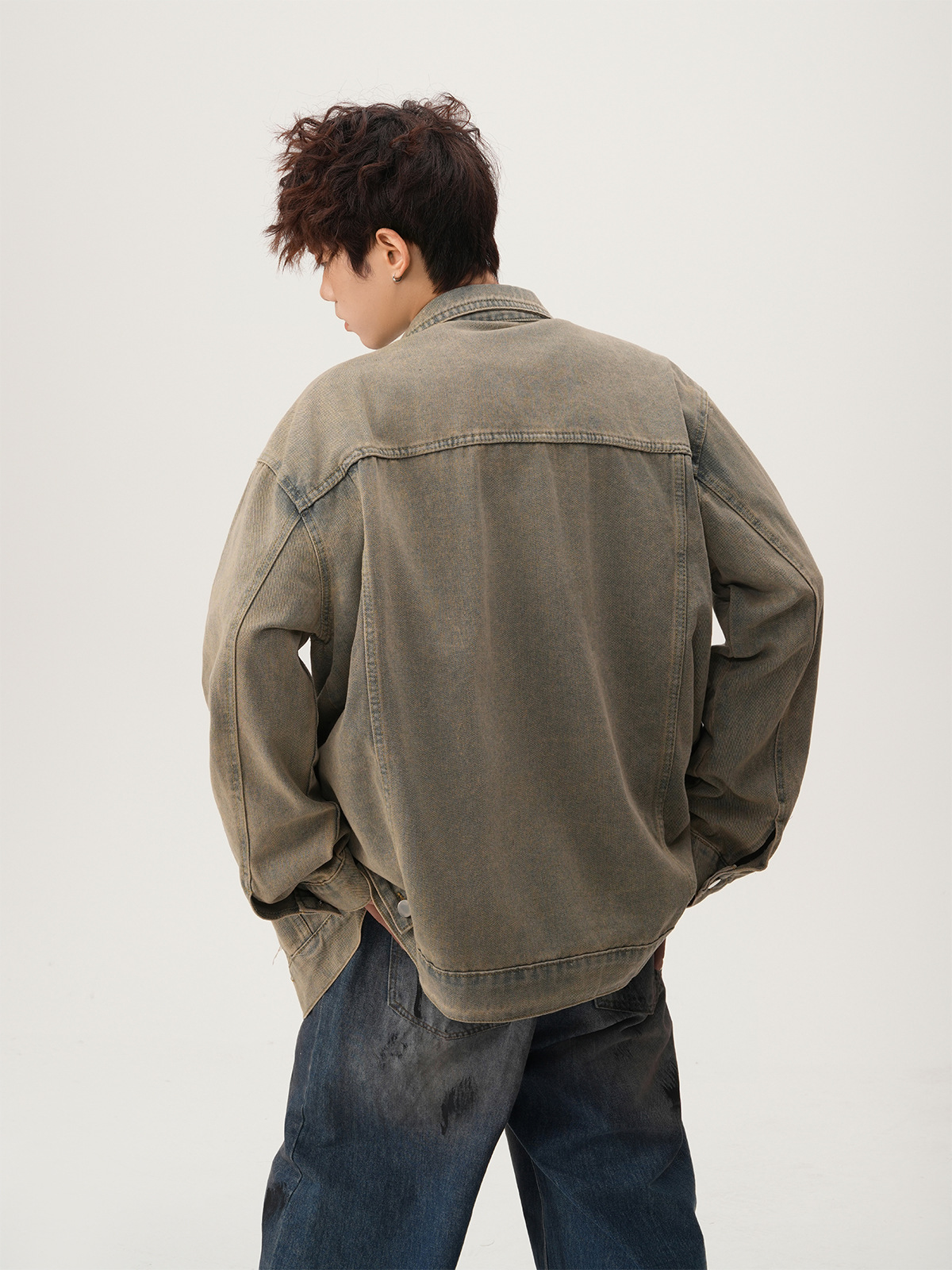 American High Street Ripped De - đánh giá và giá Street Fashion Jacket