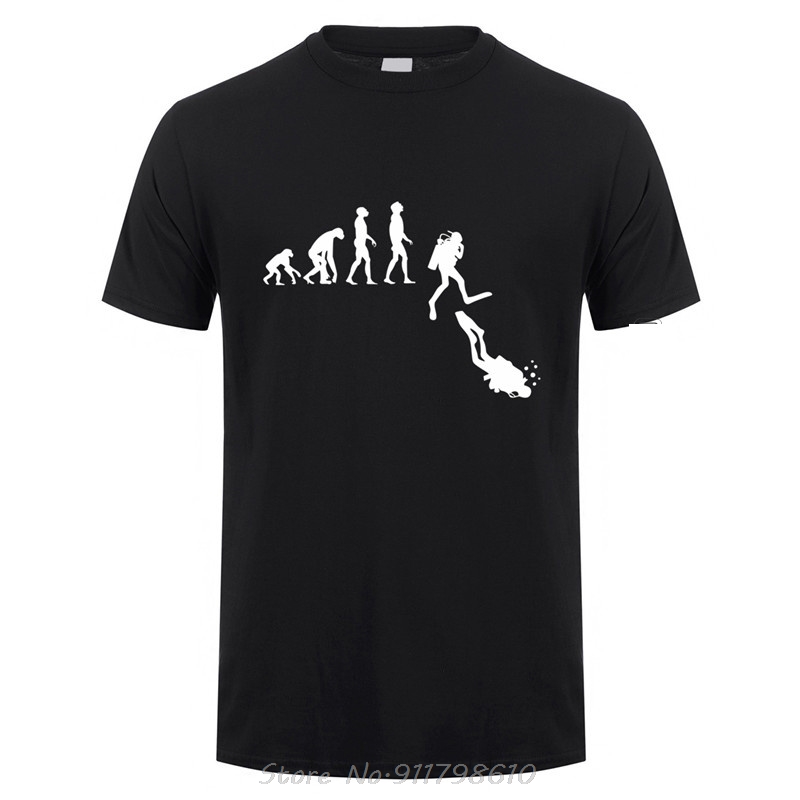 Asian size Diving Evolution T  - đánh giá và giá Street Fashion Asian Men