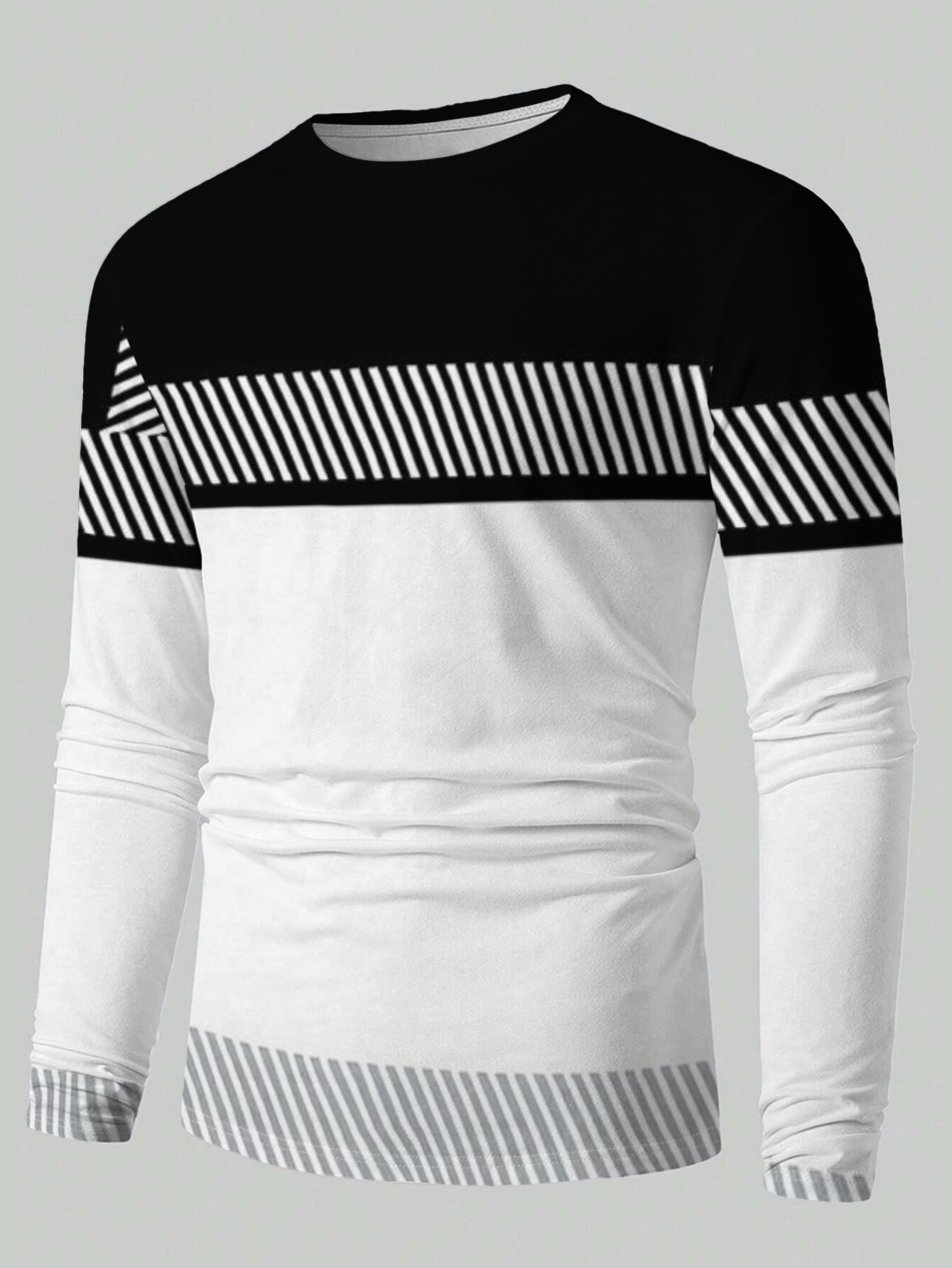 Men's geometric print casual l - đánh giá và giá Street Fashion China