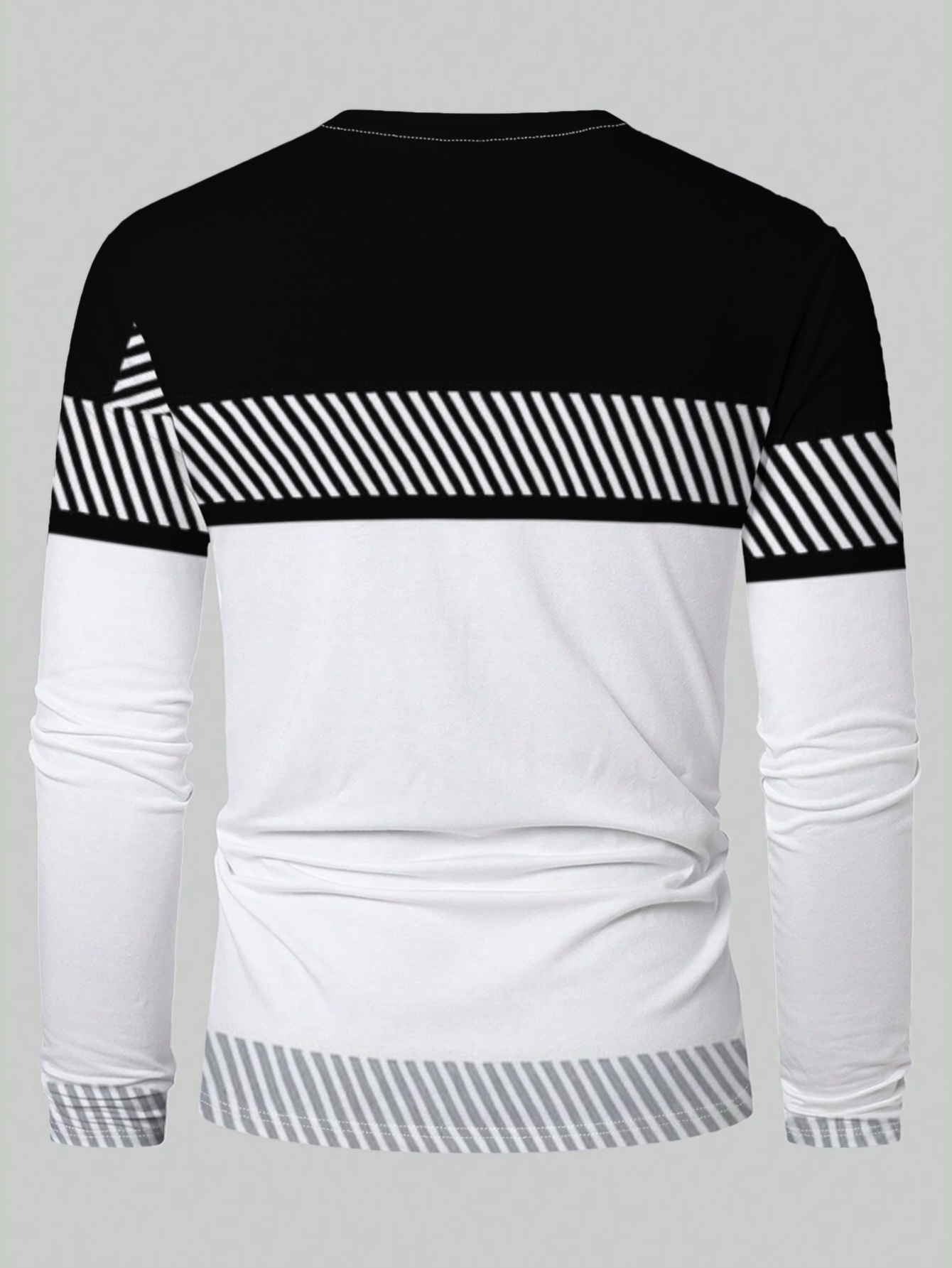 Men's geometric print casual l - đánh giá và giá Street Fashion China