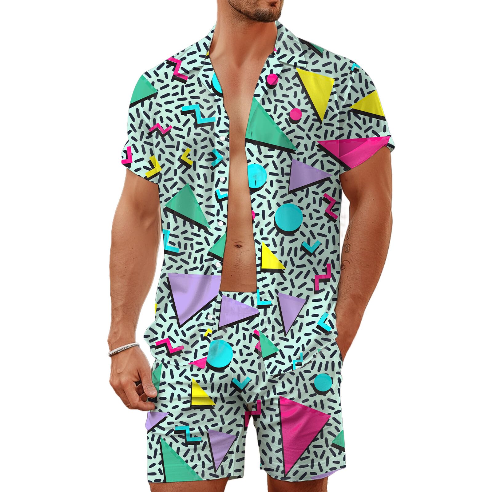 Summer Irregular Geometric 3D  - đánh giá và giá Street Fashion Clothes