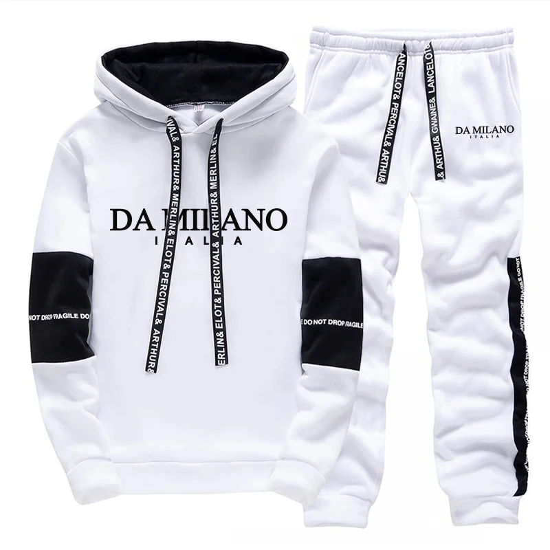 Black White Autumn Winter Men' - đánh giá và giá Street Fashion Hoodie