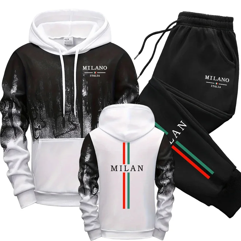 Autumn Winter Tracksuit Italy  - đánh giá và giá Street Fashion Hoodie