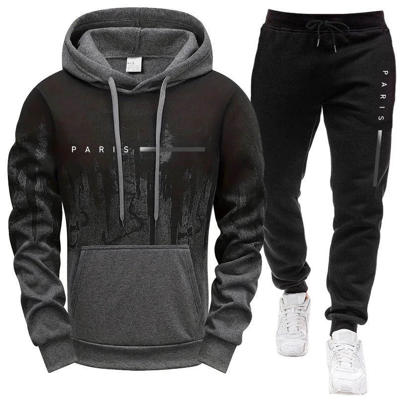 Men's Set/Hoodie/Pants Paris N - đánh giá và giá Street Fashion Hoodie