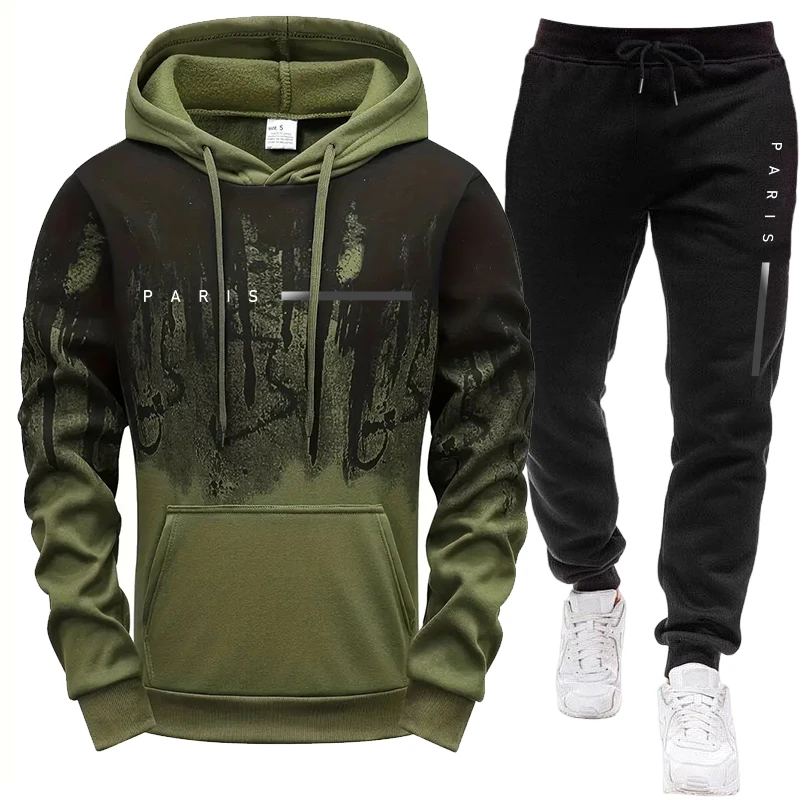 Men's Set/Hoodie/Pants Paris N - đánh giá và giá Street Fashion Hoodie