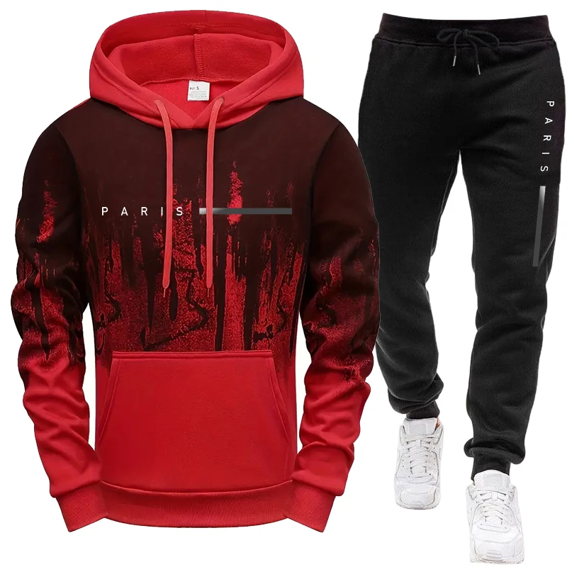 Men's Set/Hoodie/Pants Paris N - đánh giá và giá Street Fashion Hoodie
