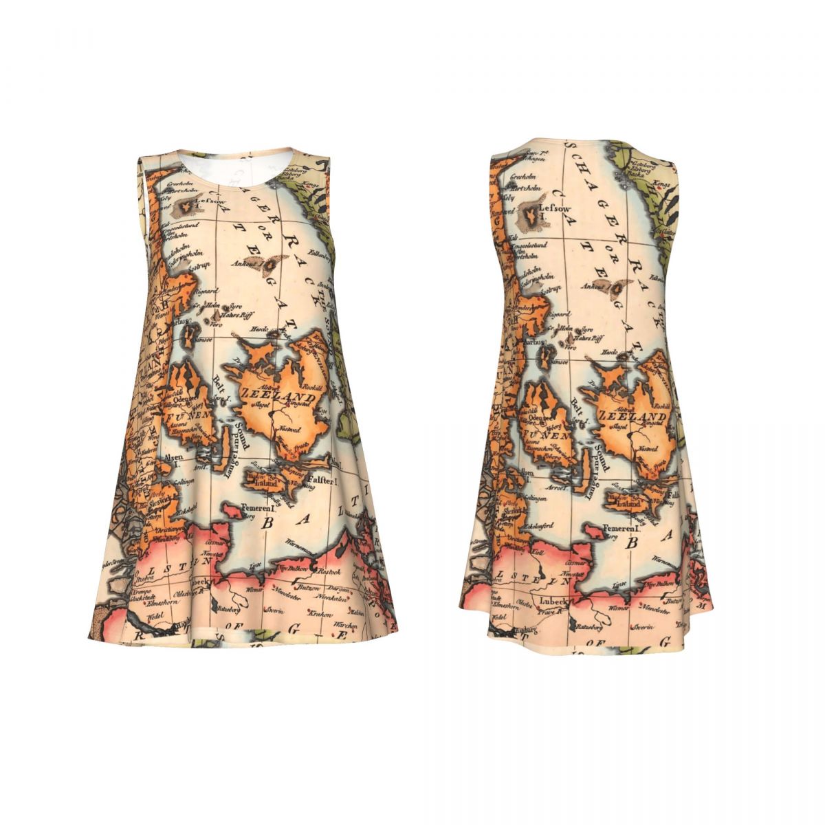 History World Map Tank Dress O - đánh giá và giá Street Fashion History