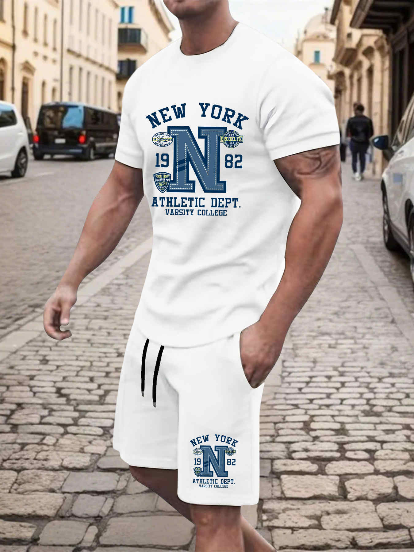 2025 New Summer Mens Set High  - đánh giá và giá Street Fashion New York 2025