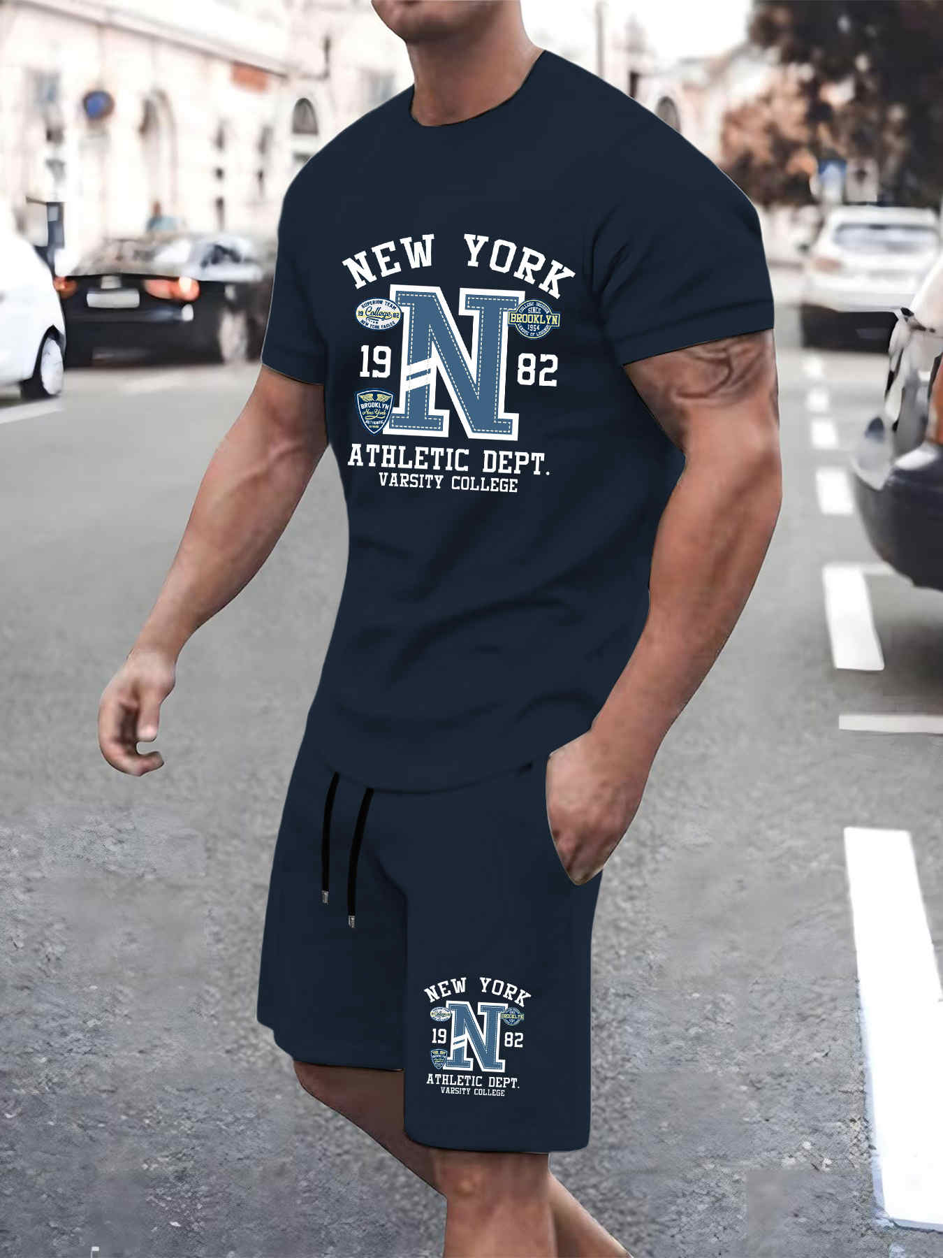 2025 New Summer Mens Set High  - đánh giá và giá Street Fashion New York 2025