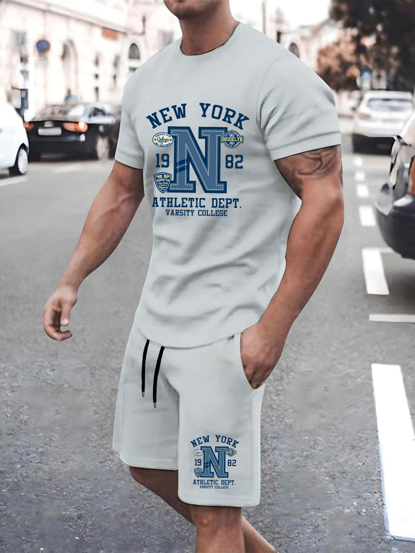 2025 New Summer Mens Set High  - đánh giá và giá Street Fashion New York 2025