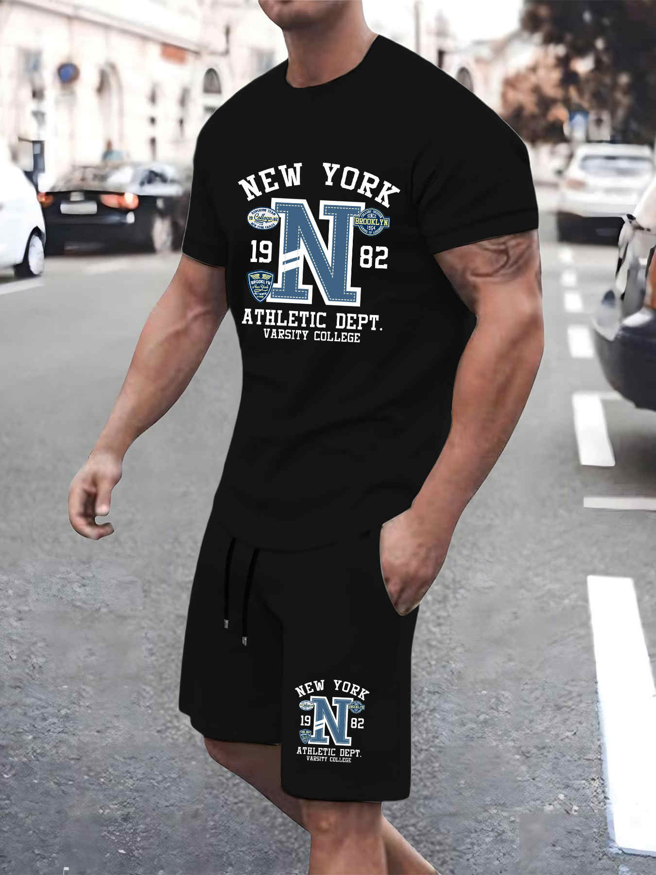 2025 New Summer Mens Set High  - đánh giá và giá Street Fashion New York 2025