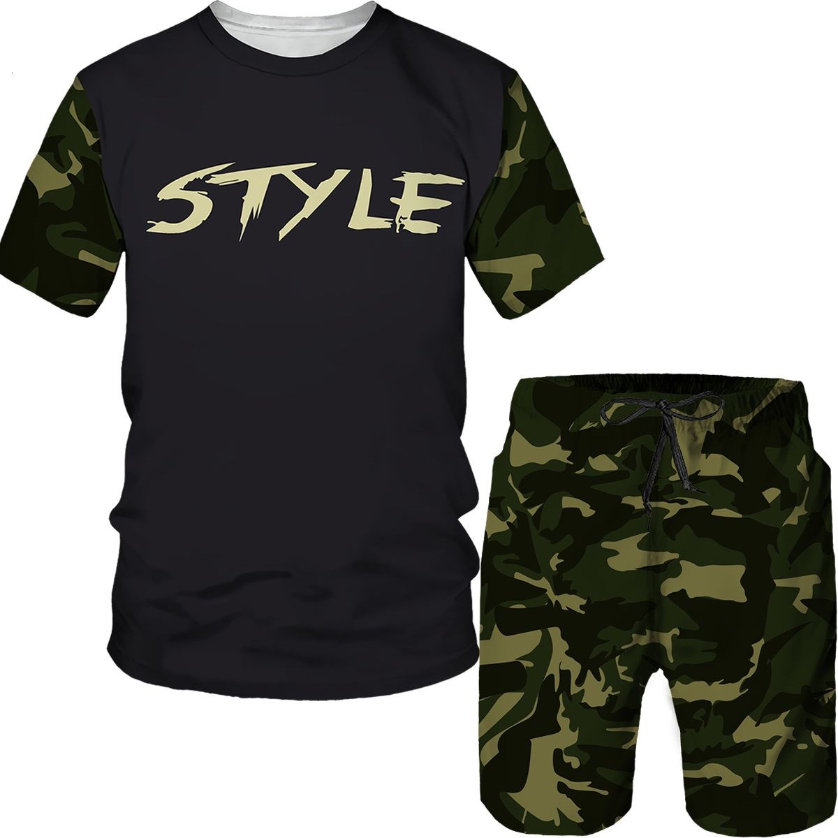 Camouflage Men's Suits Camo 3D - đánh giá và giá Street Fashion Mood