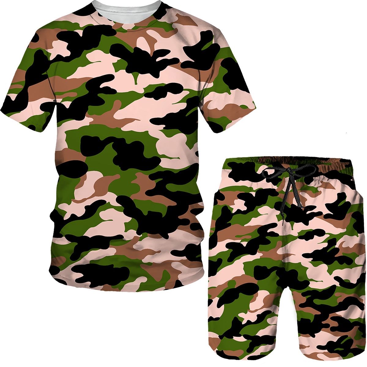 Camouflage Men's Suits Camo 3D - đánh giá và giá Street Fashion Mood