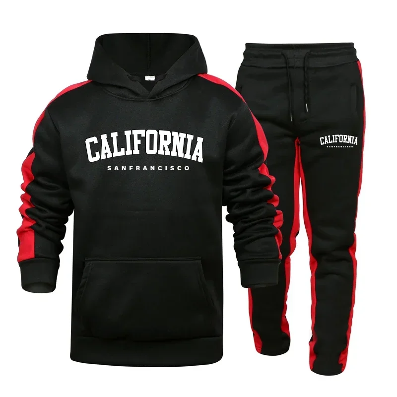 Men's Tracksuit 2 Pcs Sets Cas - đánh giá và giá Street Fashion Clothes