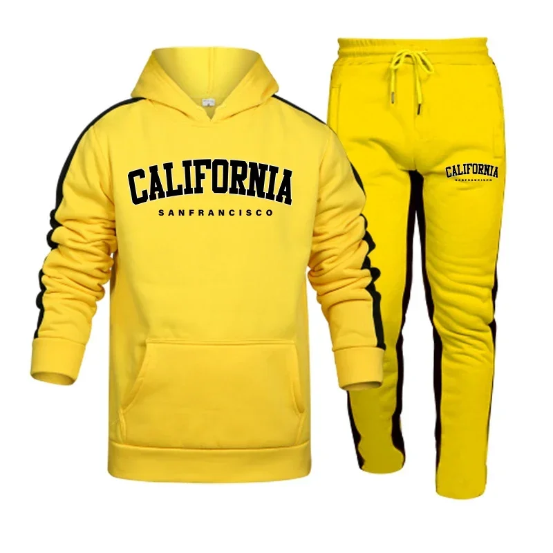Men's Tracksuit 2 Pcs Sets Cas - đánh giá và giá Street Fashion Clothes