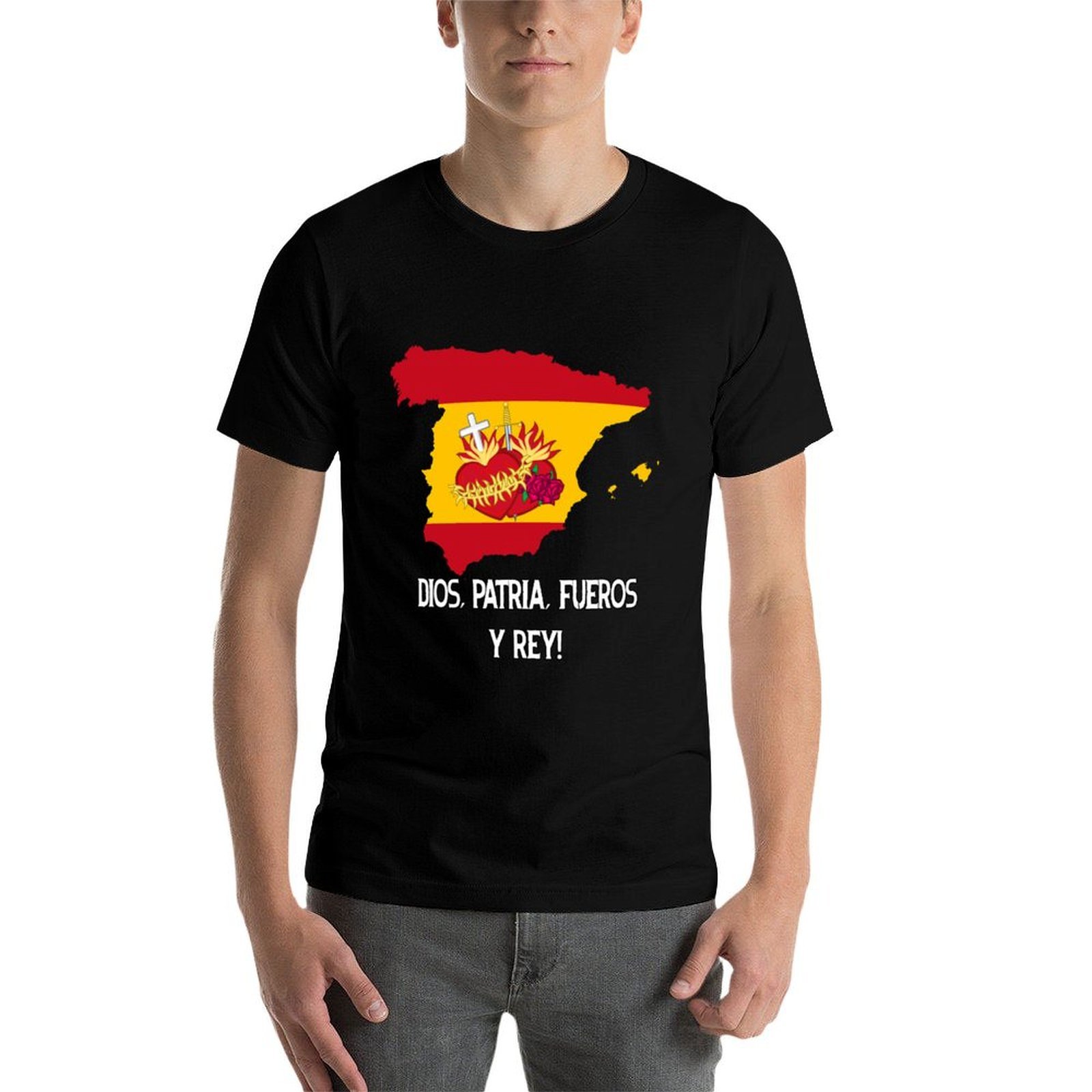 Catholic Spain T-Shirt Street  - đánh giá và giá Street Fashion In Spain