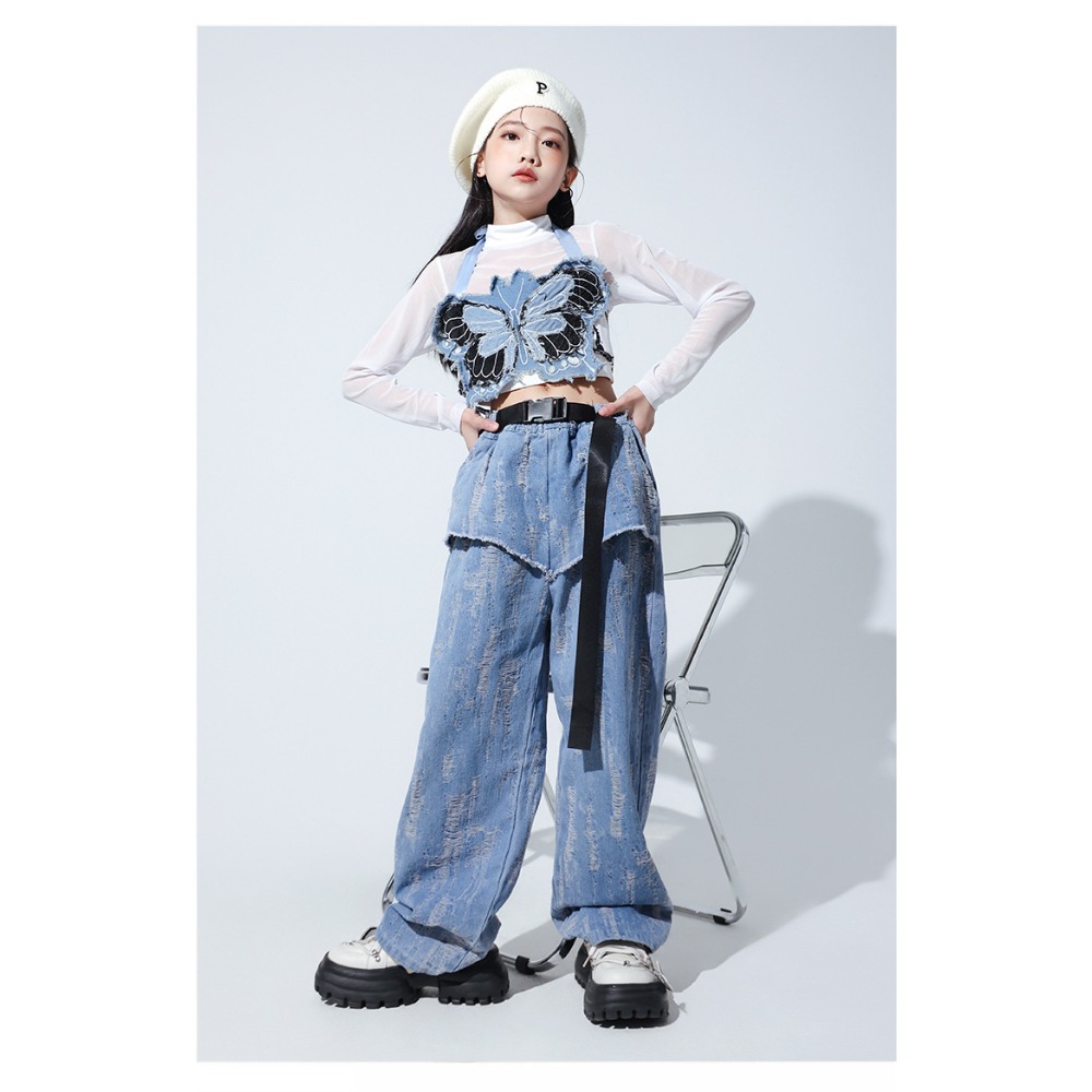 Jazz Hip Hop Dance Set Mesh Lo - đánh giá và giá Street Fashion Jacket