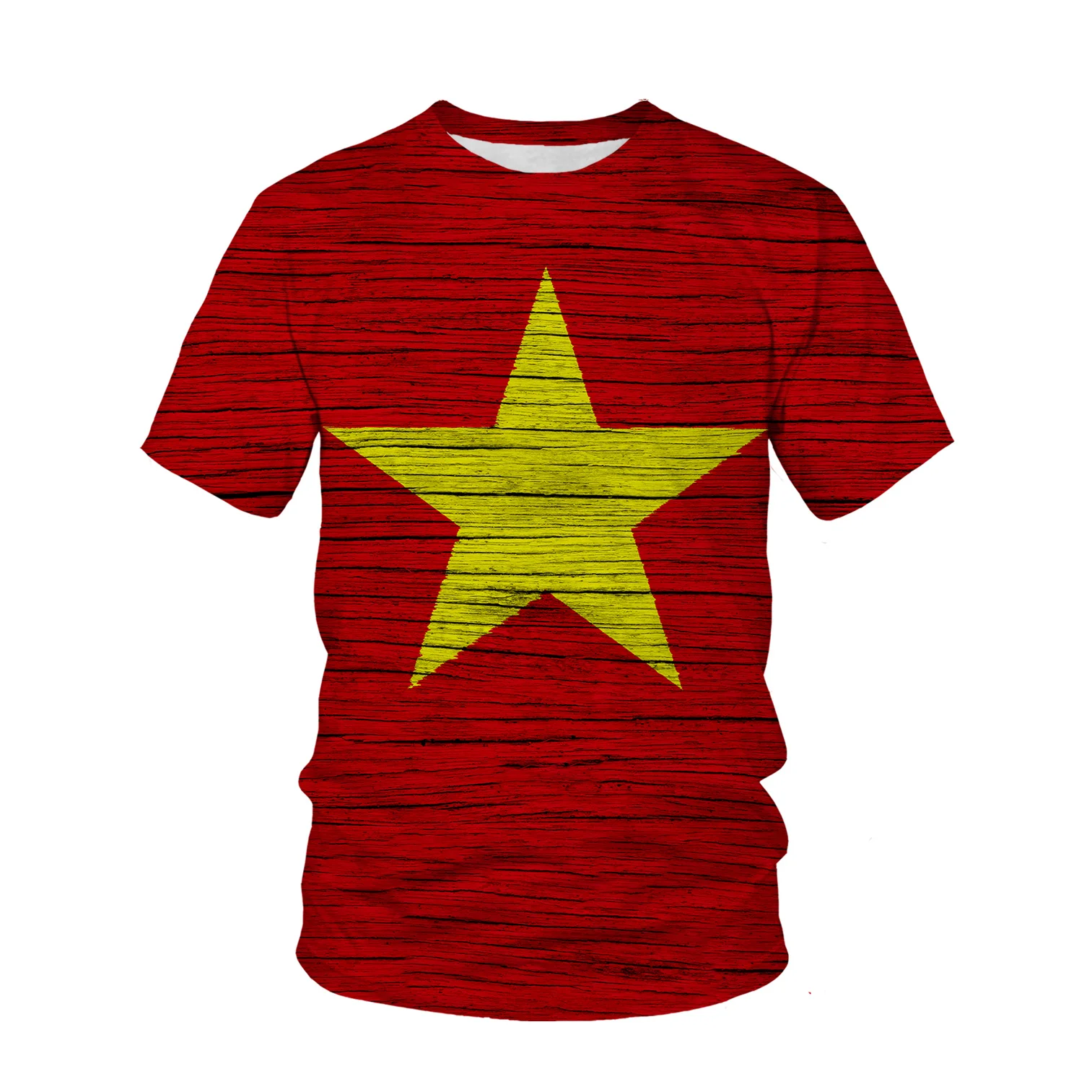 Vietnam Flag Pattern 3d Printe - đánh giá và giá Street Fashion Vietnam