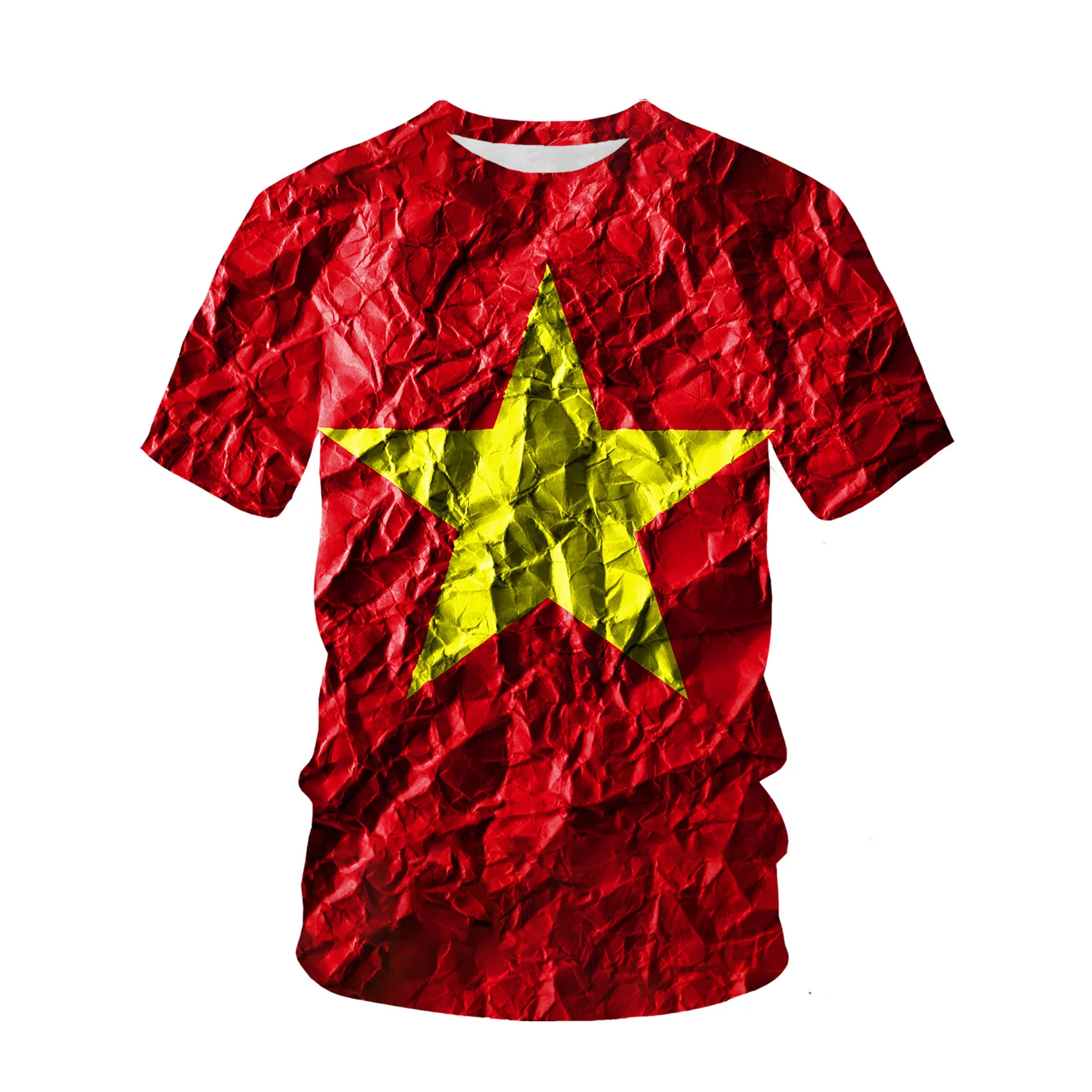Vietnam Flag Pattern 3d Printe - đánh giá và giá Street Fashion Vietnam
